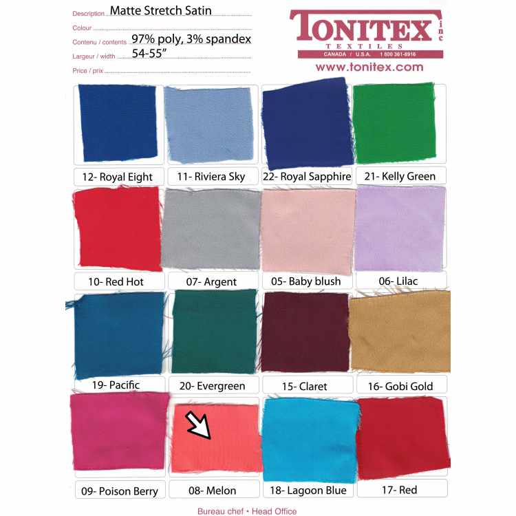 Matte Stretch Satin 6006