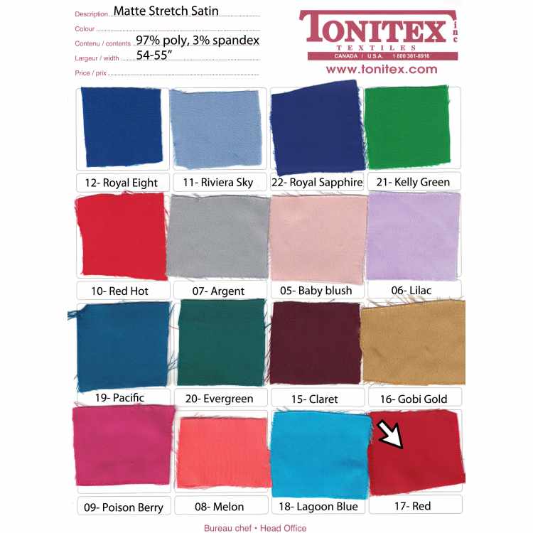 Matte Stretch Satin 6006