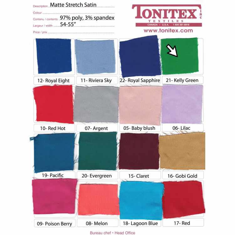 Matte Stretch Satin 6006