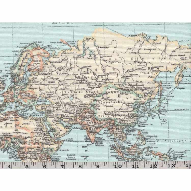 Canevas imprimé BB 5202-67 Carte Du Monde