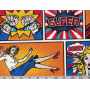 Printed Canvas BB 5202-68 Comic Hero Color
