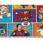 Printed Canvas BB 5202-68 Comic Hero Color