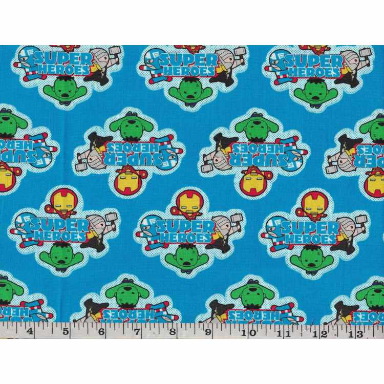 Coton Quilt 2312-88 Super Heroes