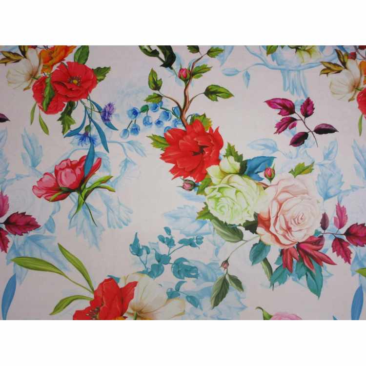 Velour Floral 3902-1