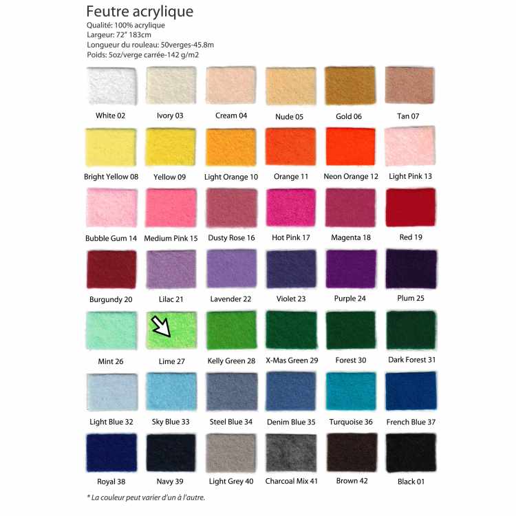 Felt 2501
