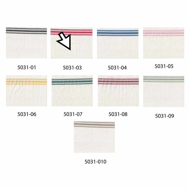 Linge a vaisselle ligné 5031