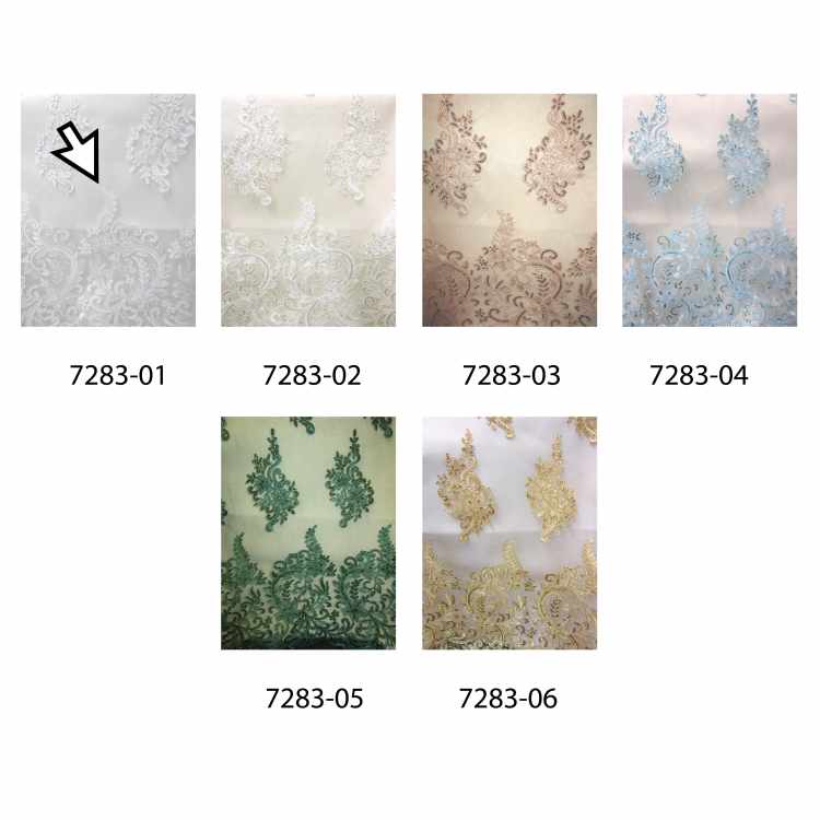 Dentelle Paillettes 7283