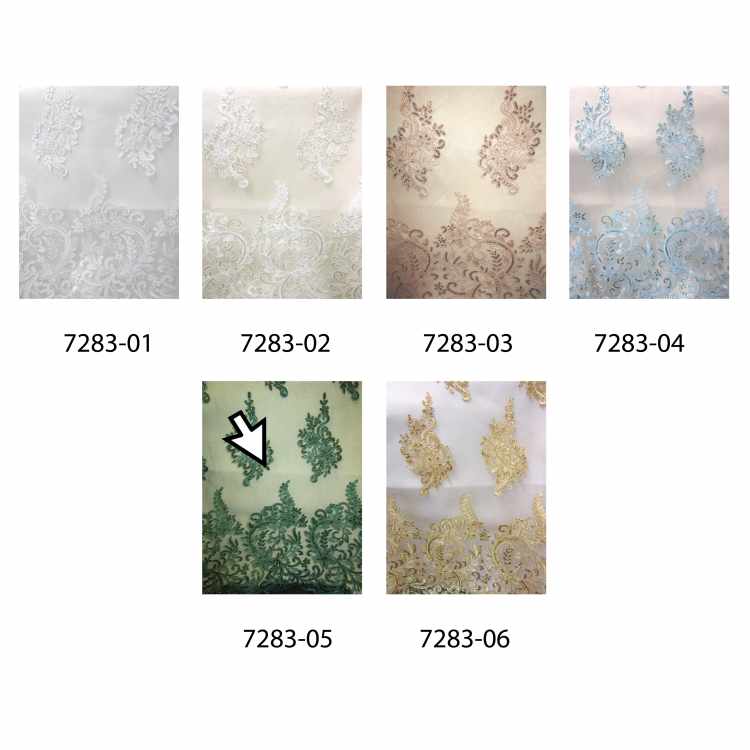 Dentelle Paillettes 7283