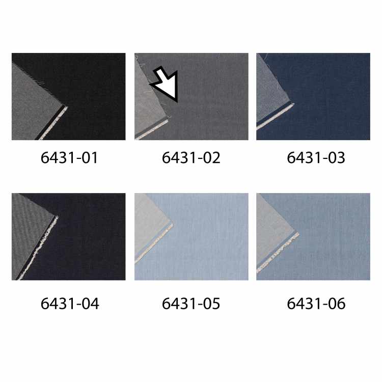 No Faded Denim Twill Prewashed 6431