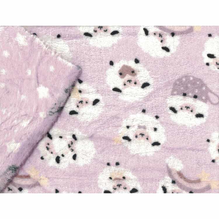 Whisper Fleece Print 2 - sided Stof 5577-10 Dina