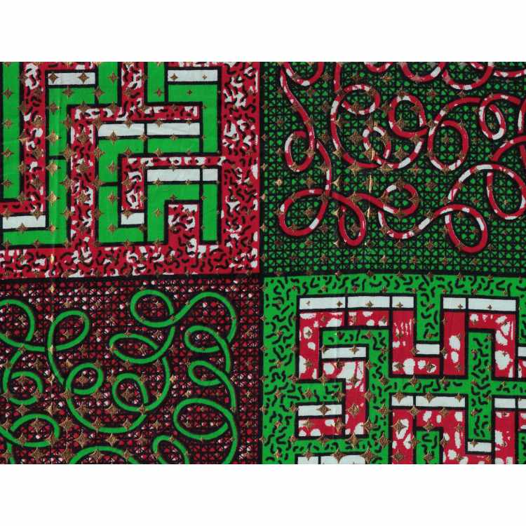 Quilt Cotton 5010-69 African Wax Metallic