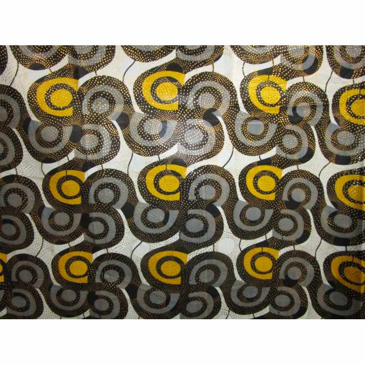 Quilt Cotton 5010-81 African Wax Metallic