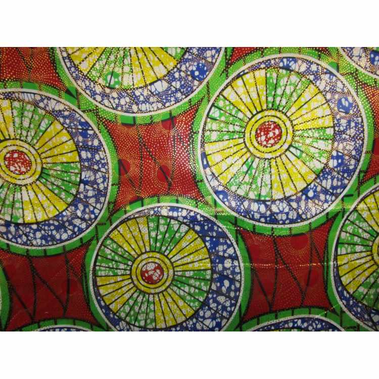 Quilt Cotton 5010-83 African Wax Metallic