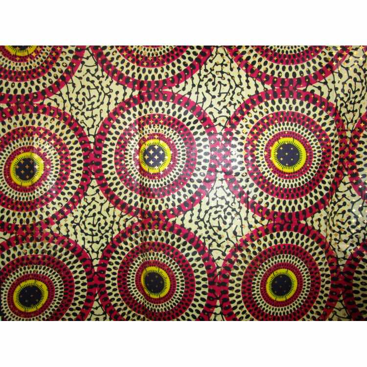 Quilt Cotton 5010-84 African Wax Metallic