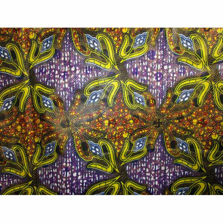 Quilt Cotton 5010-86 African Wax Metallic