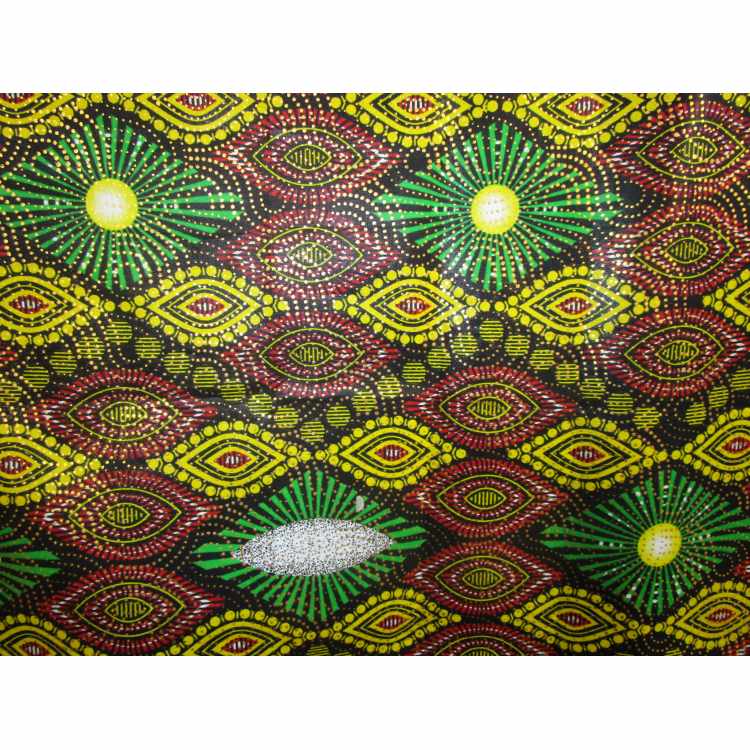Quilt Cotton 5010-91 African Wax Metallic
