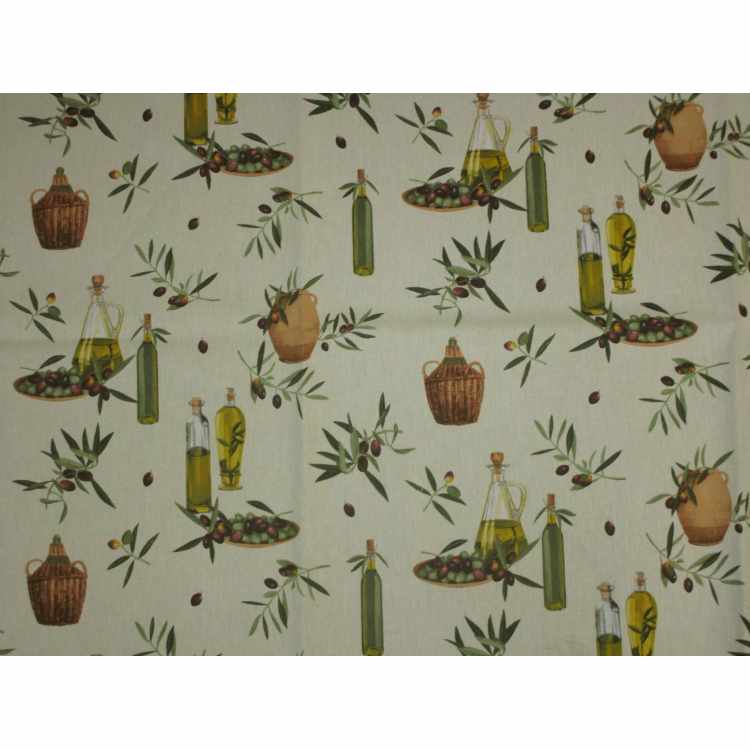 Printed Canvas BB 5203-105 Virgin Olive Oil