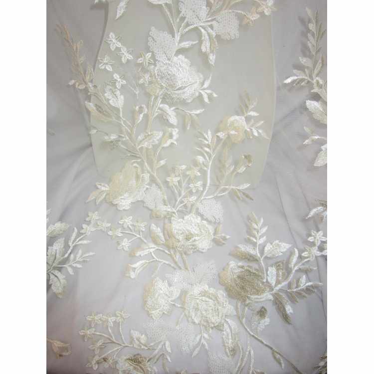 Tulle Broderie Multi Couleur 2110-03