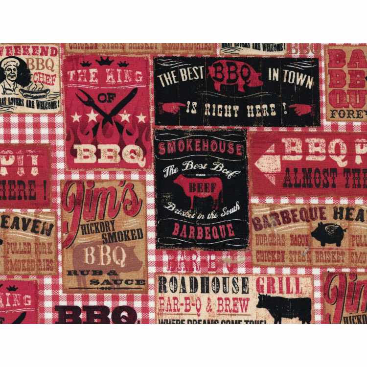Quilt Cotton 9204-18 BBQ