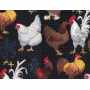 Quilt Cotton 9204-21 Chicken & Rooster