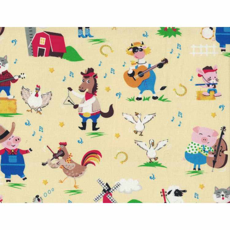 Quilt Cotton 9204-22 Festive Farm