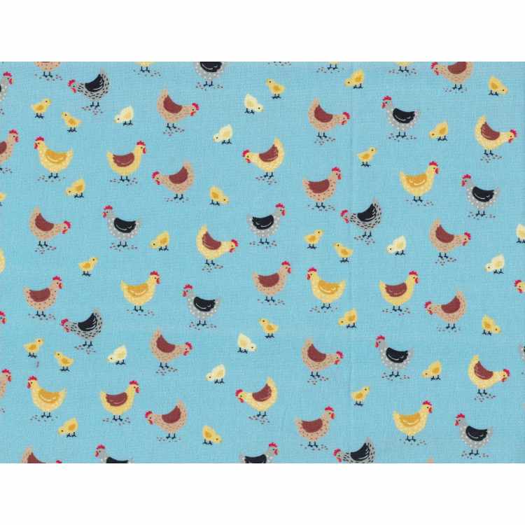 Quilt Cotton 9204-25 Chickens