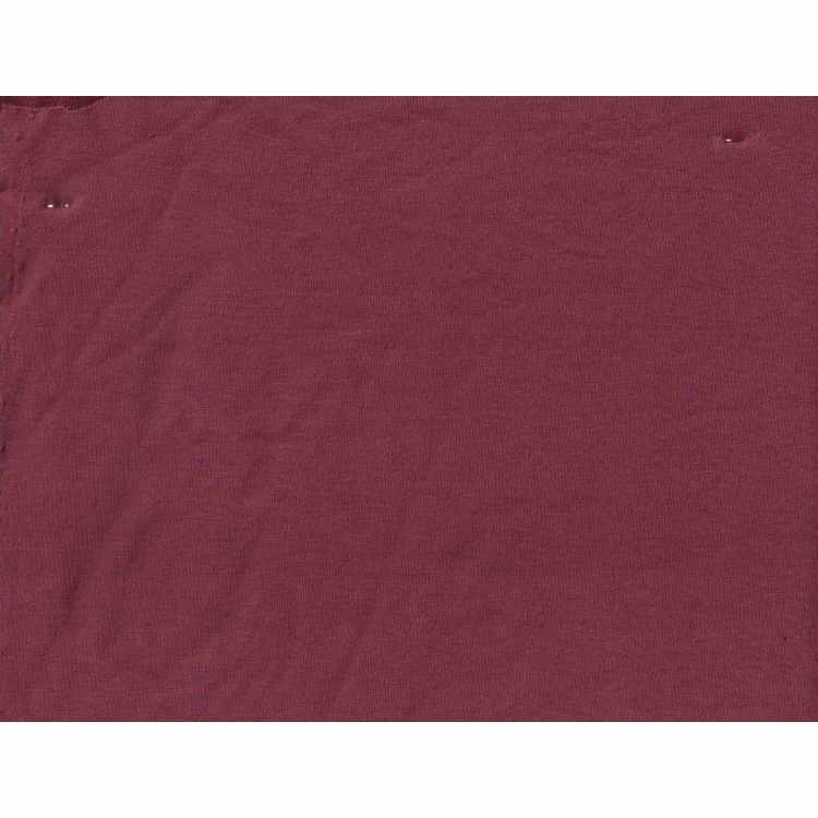 French Terry En Coton Pima et Élasthanne Mahogany