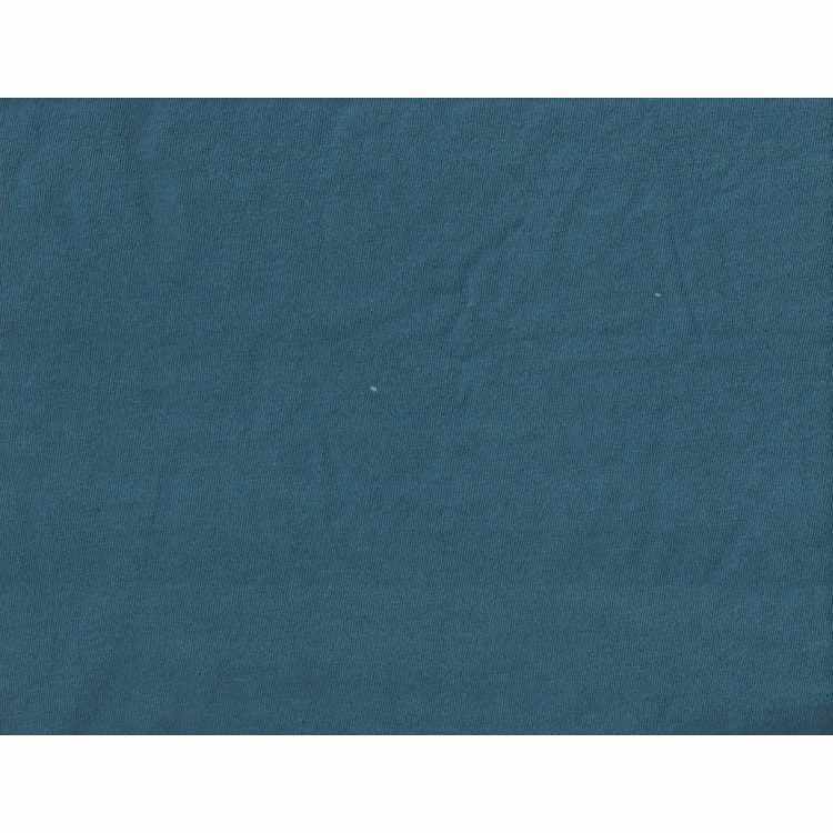 Organic Cotton Fabric Washed Jersey Provincial Blue