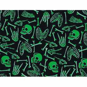 Coton Quilt 9204-77 Tête de mort