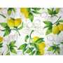 Printed Canvas  Linen Look Stof 5507- 01Citron