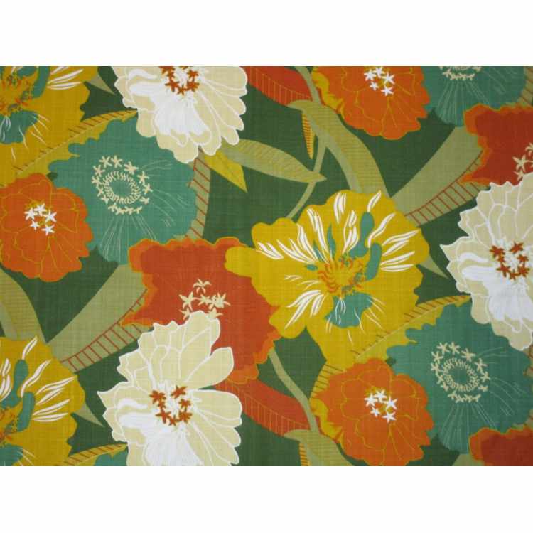 Printed Canvas  Linen Look Stof 5507-04 Sabrina