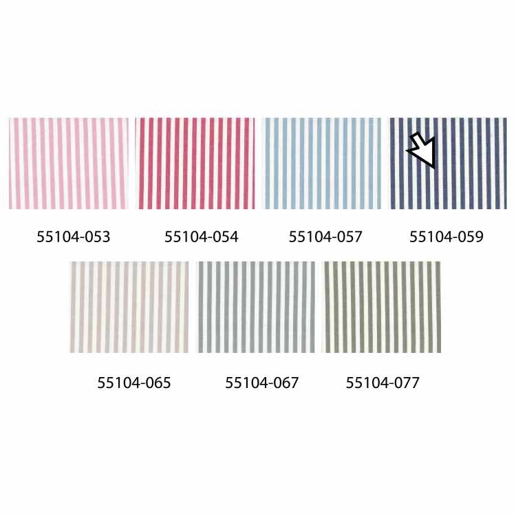 Coton Tissé Teint Rayure Médium Stof 55104