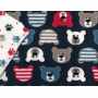 Whisper Fleece Print 2 - sides Stof  5577-15 Nours