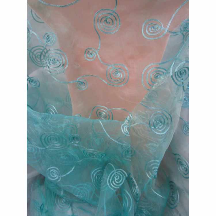 Voilage Organza Brodé 1756-1