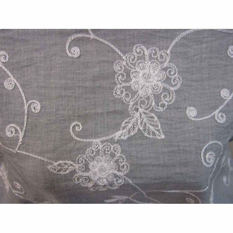 Embroidered Linen Look 99235-3