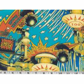 Imprimé Poly-Spandex Recyclé 3017-29