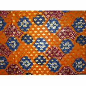 Coton Quilt 5010-253 Africain Ciré Métallique