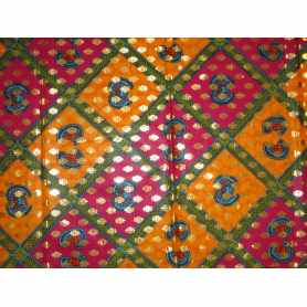 Coton Quilt 5010-254 Africain Ciré Métallique