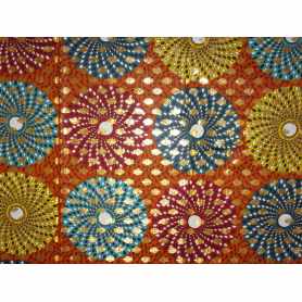 Quilt Cotton 5010-256 African Wax Metallic