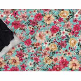 Matelassé Cotonnade Fleurs 1608-8