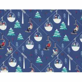 Quilt Cotton 9204-156 Skier