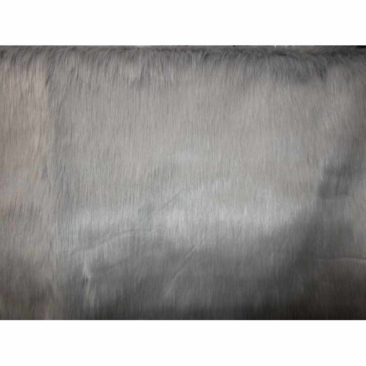Faux Arctic Fox Fur in Pale Grey