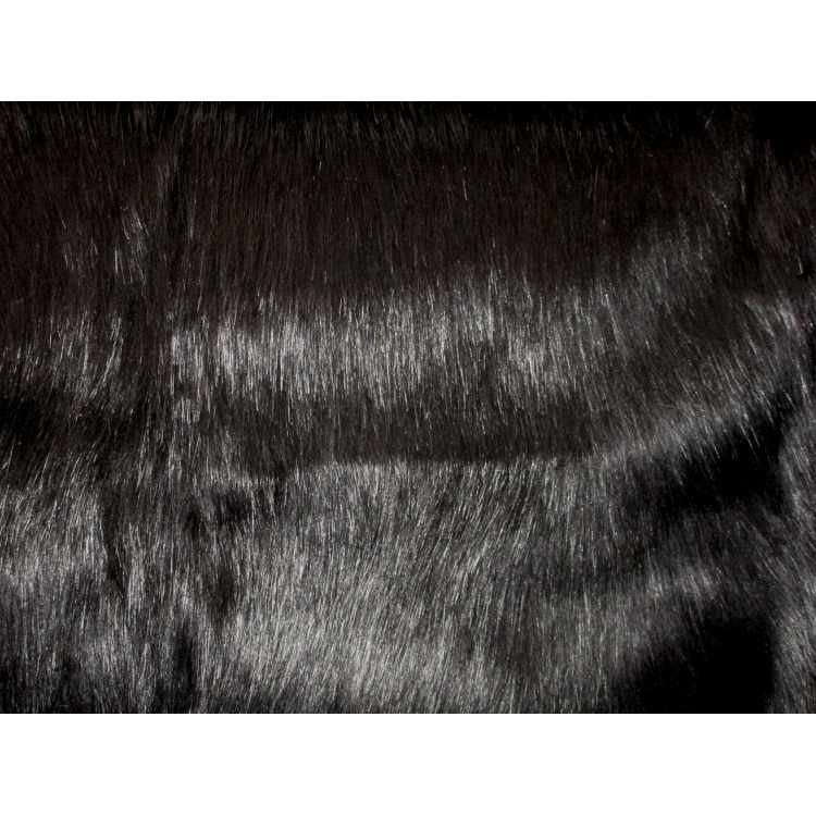 Fausse Fourrure Renard Arctique Noir