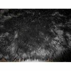 Fausse Fourrure Gorille Noir Foncé