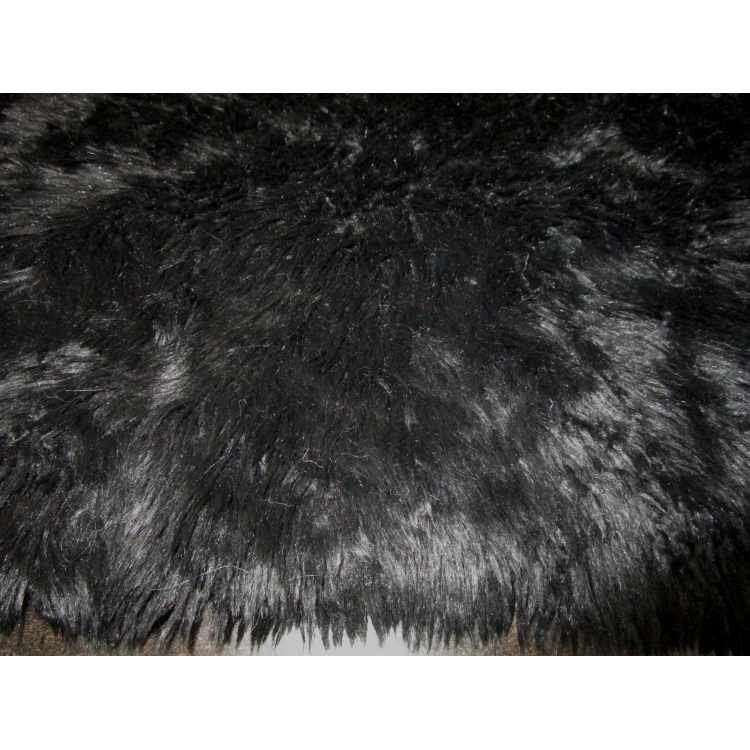 Dark Black Gorilla Fake Fur