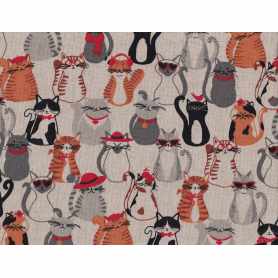 Printed Linen Look BB 5226-15