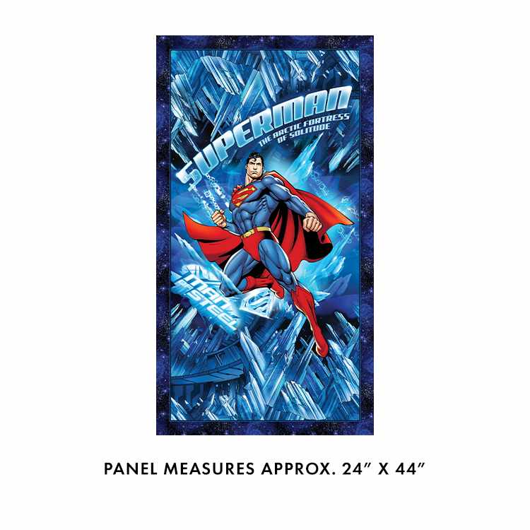 Panneau Superman bleu