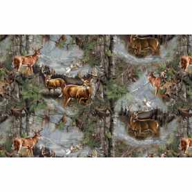 Realtree  Paysage Avec Des Cerfs 10245