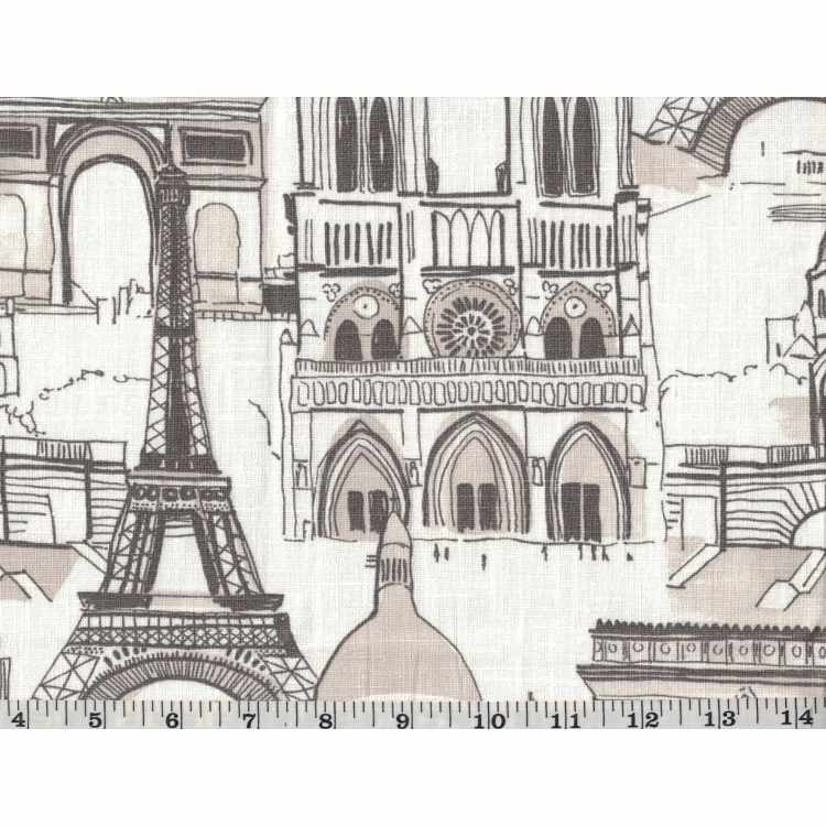 Printed Ramie Stof 5563-1