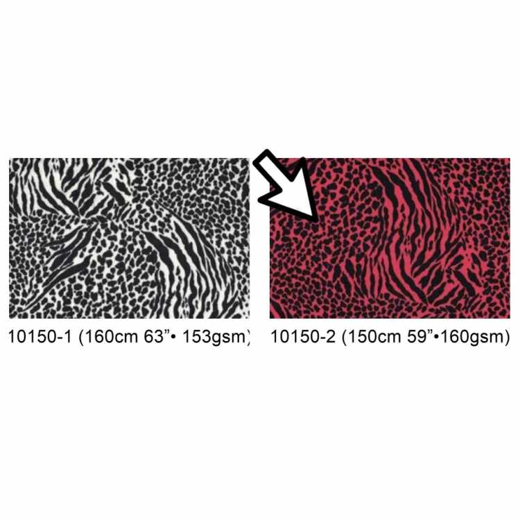Stretch Printed Velvet 10150